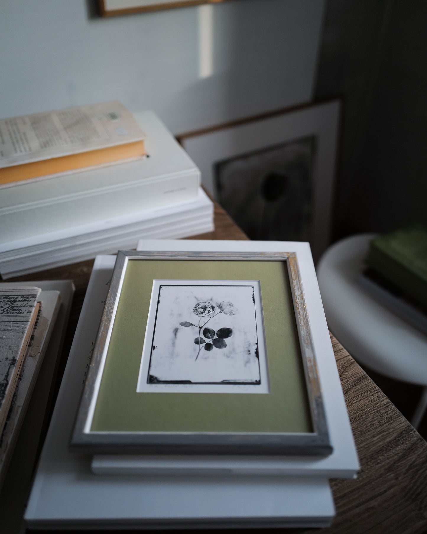 Silver Print in Classic Style Frame