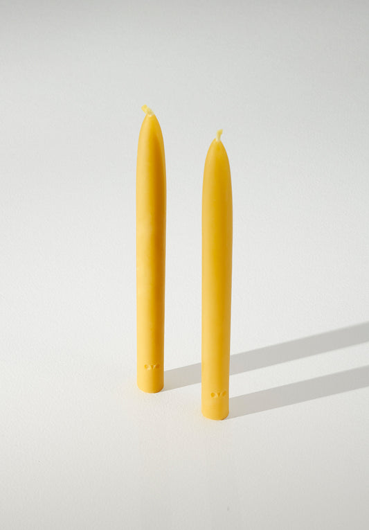 Classic Beeswax Tapers