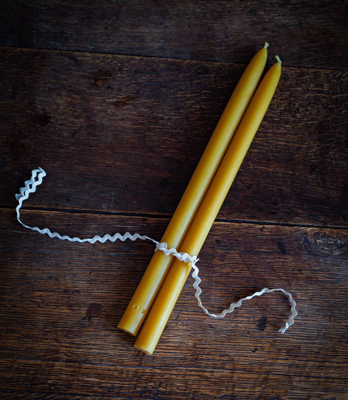 Classic Beeswax Tapers Long