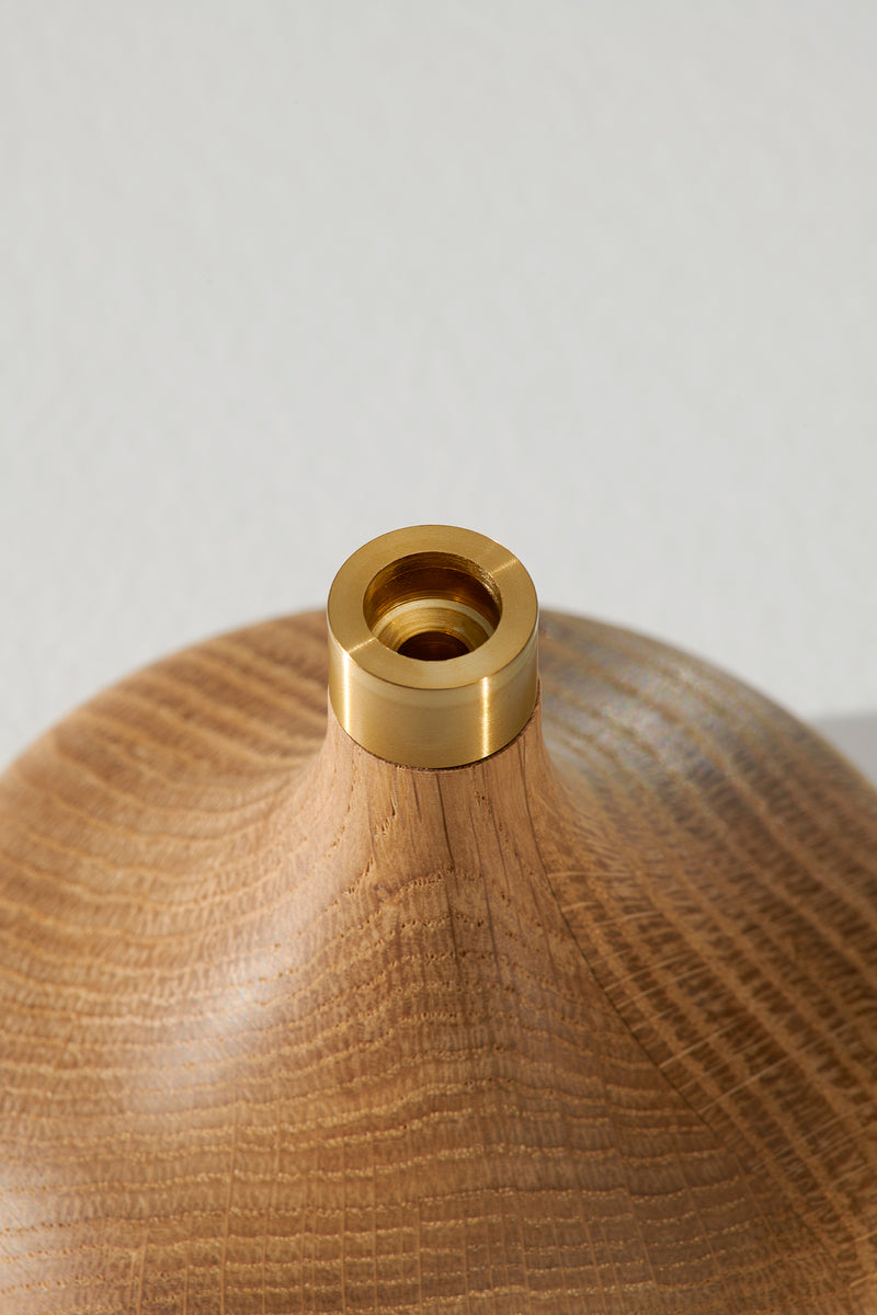 Oak Candle Holder