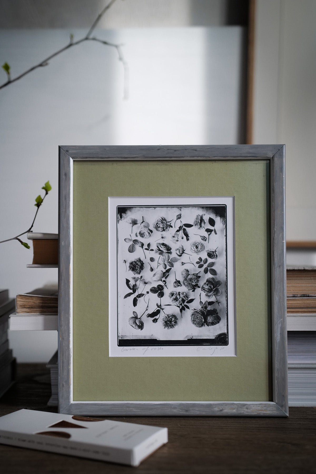 Silver Print in Classic Style Frame
