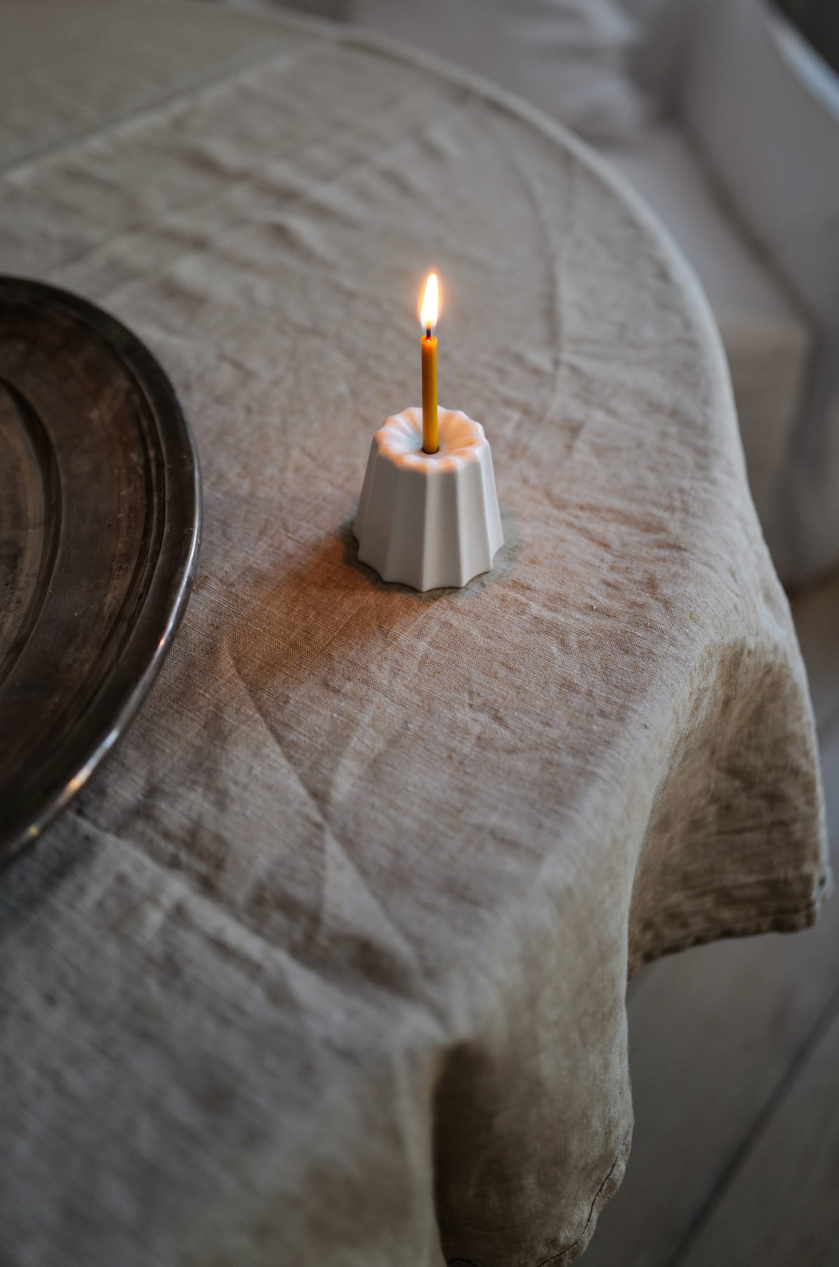 Big Porcelain Candle Holder