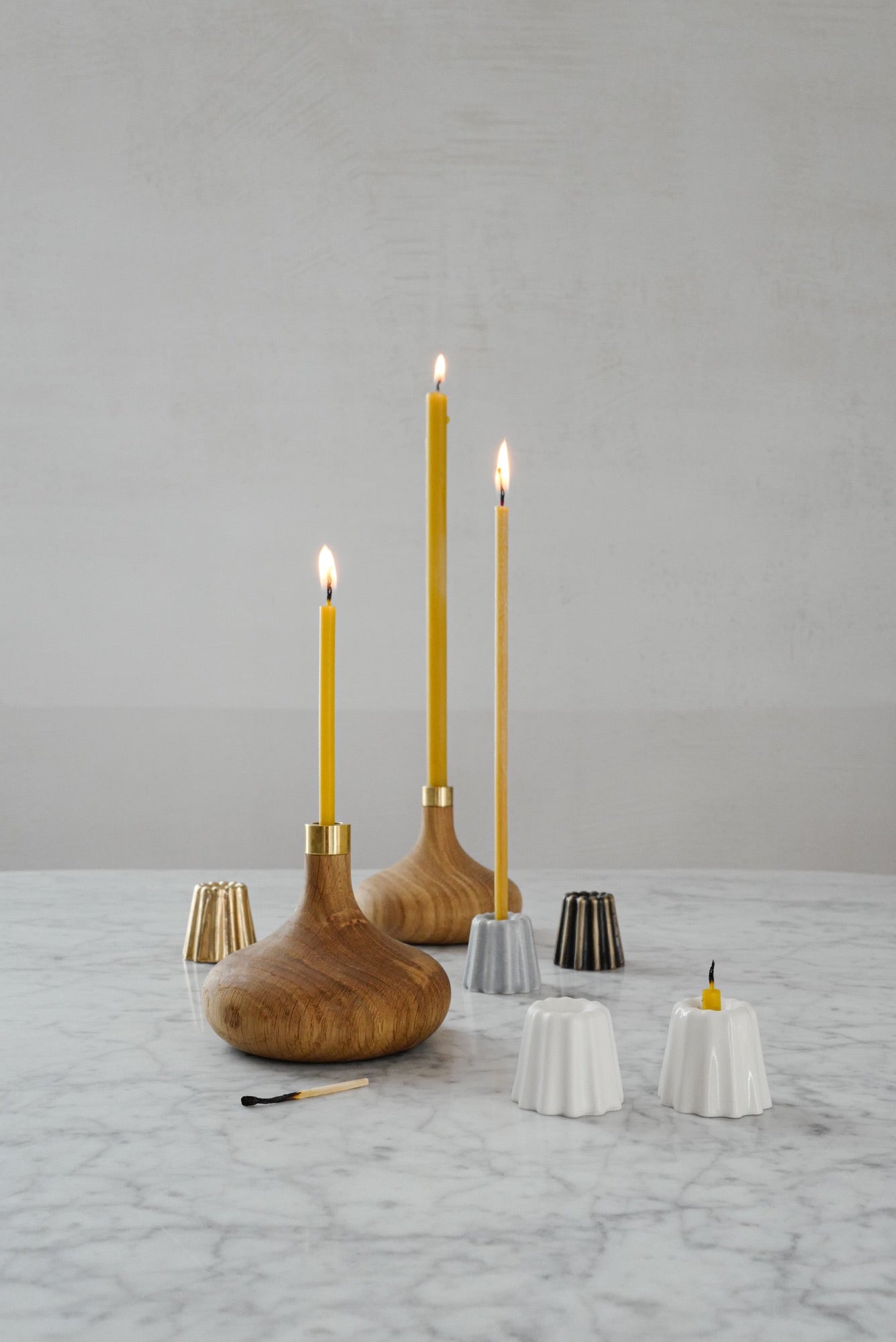 Oak Candle Holder