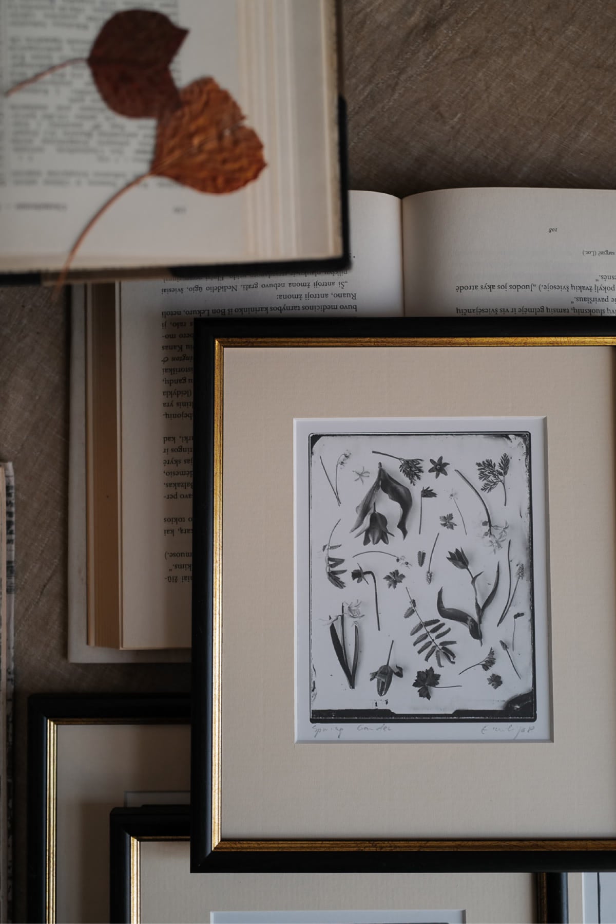 Silver Print in Classic Style Frame