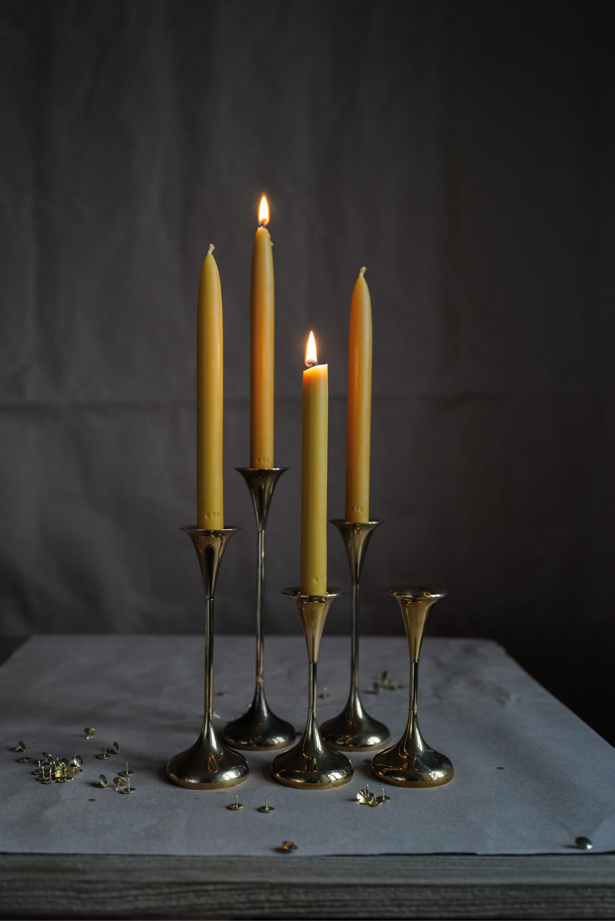 Classic Beeswax Tapers