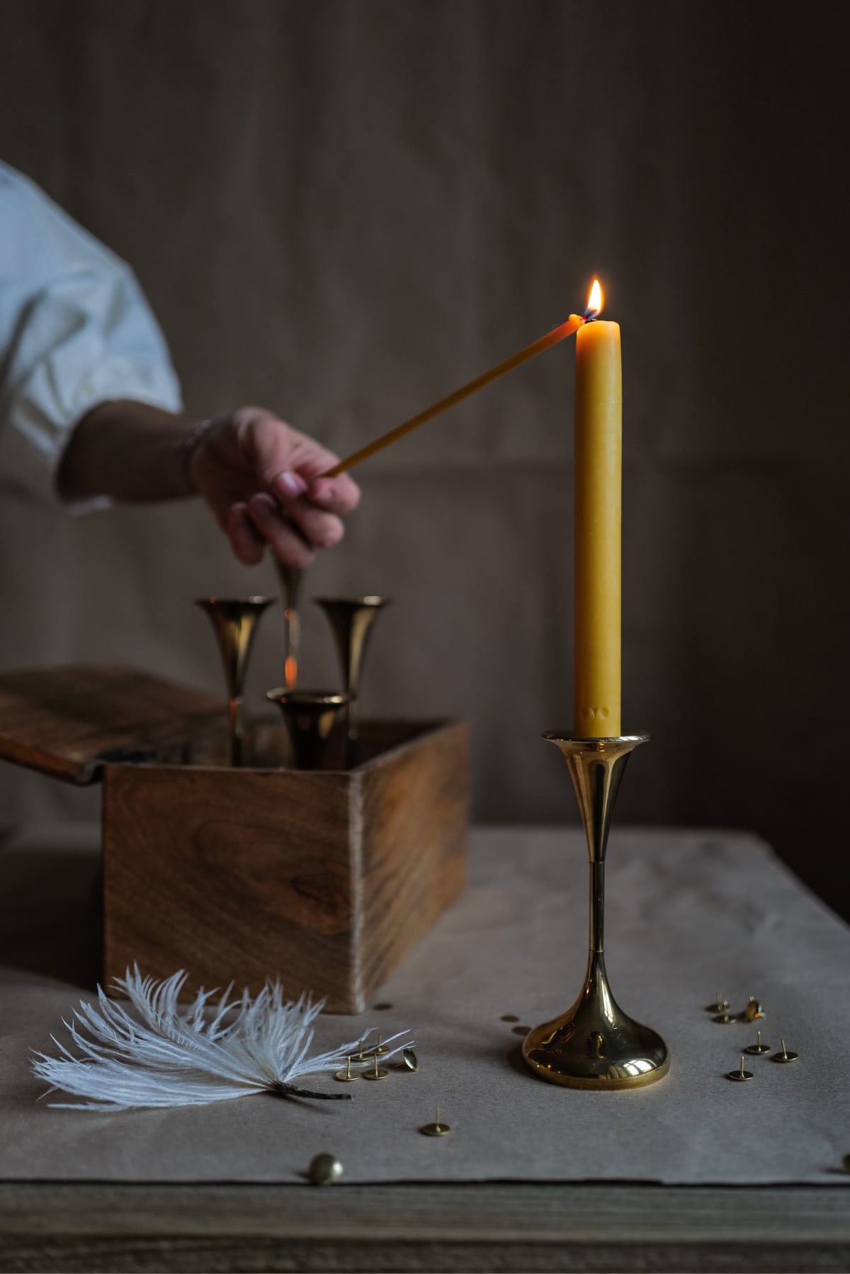 Classic Beeswax Tapers