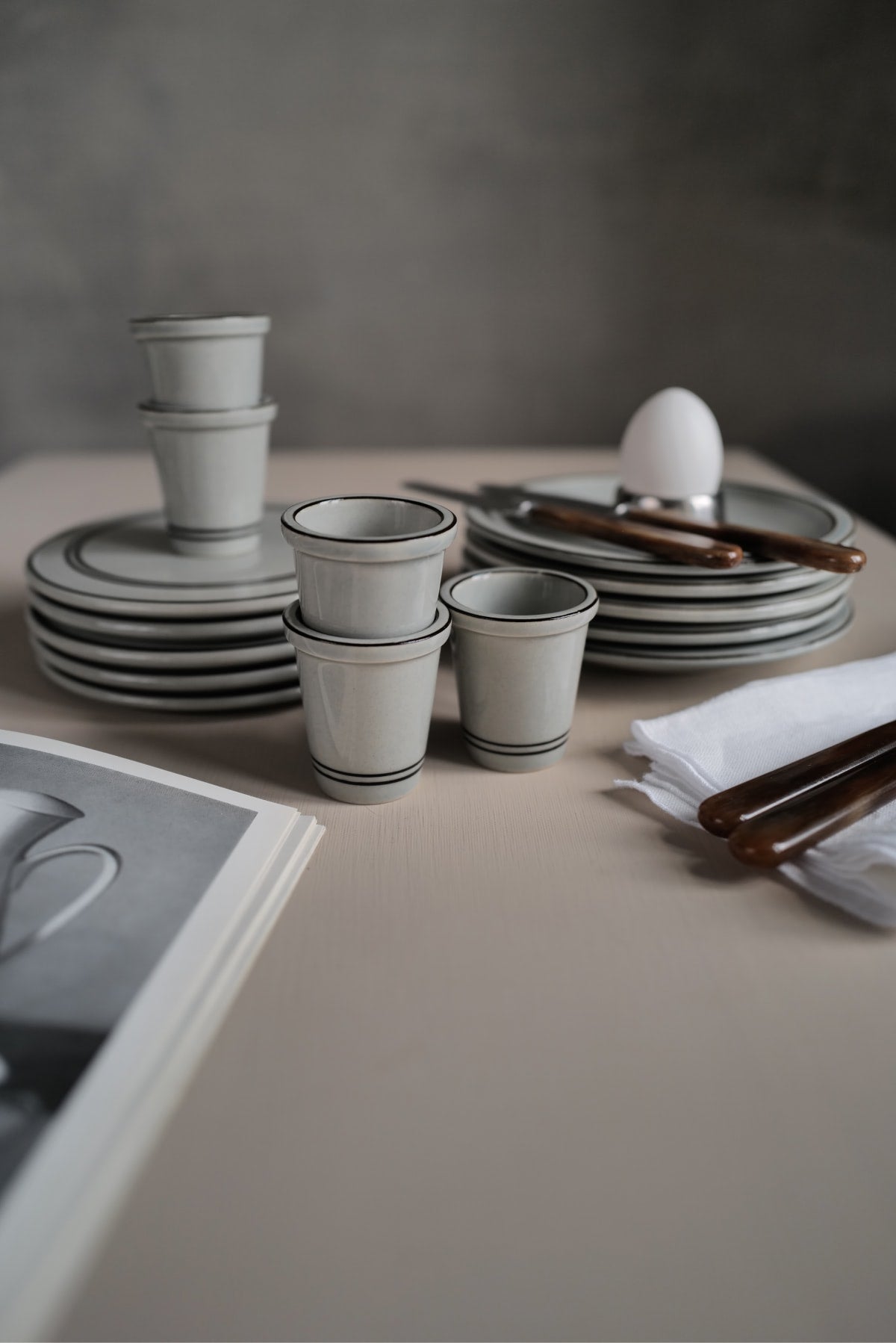 B&G Stoneware Tableware Set and Details