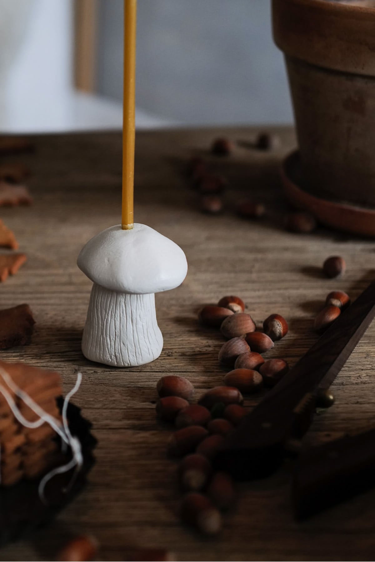 Mushroom Candle Holder Set