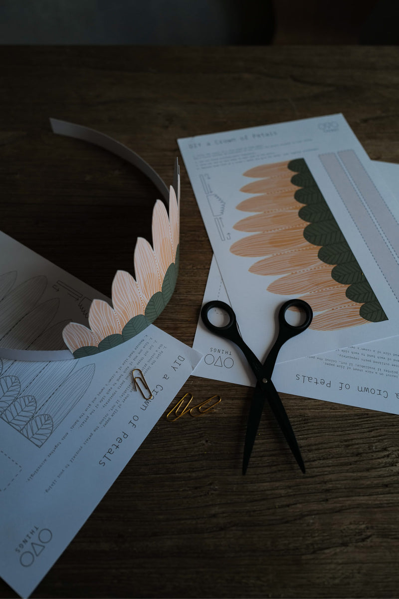 Free download DIY Petal Crown