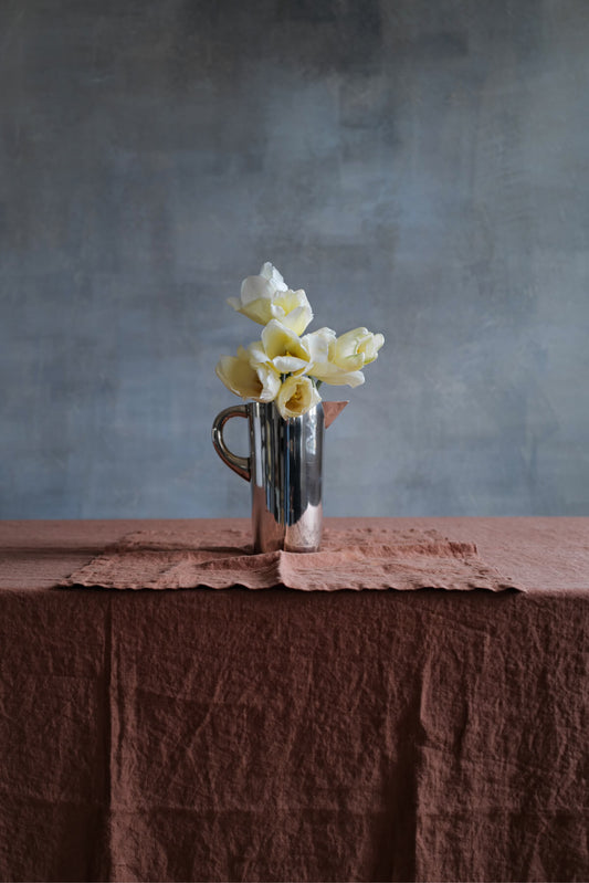 Table Linen Stone Washed Brown